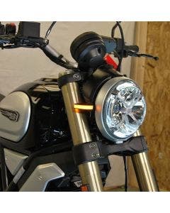 New Rage Cycles Front Amber LED Turn Signal Light Pair '18 Ducati Scrambler 1100