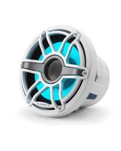 JL Audio 8-Inch Marine Subwoofer Driver W/Transflective LED Gloss White Sport Grille