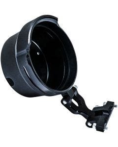 PM Black Ops Round Gauge Relocation Kit 4 Harley