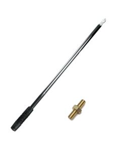 Kuryakyn 864 & 869 Billet Hex Grooved Two Tone Black Antenna AM FM Victory Indian