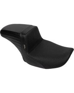 Le Pera LV-597BW Kickflip 2 Up Basketweave Seat for Harley Touring FLH FLT '23-'24