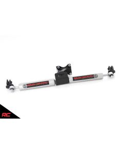 Rough Country 8734930 Dual N3 Steering Stabilizer for 2007-2018 Jeep Wrangler JK