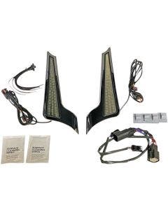 Custom Dynamics Dual Color Fascia LED Panel Lights Chrome Smoke Lens HD 10-13