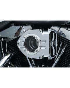 Kuryakyn Chrome Trim Clear Trap Door for Hyperchargers Harley Metric 8746