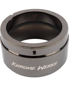 Khrome Werks 201758P Eclipse 4.5" Klassic End Cap Left Side Replacement Muffler Tip