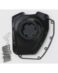 Midwest 88-91 Black Cam Cover w/ Gasket and Hardware for 01-17 Harley V-twin