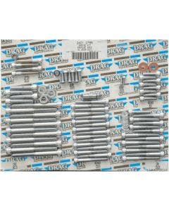 Drag Specialties Chrome Knurled Motor Bolt Kit 4 Harley XL Models
