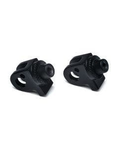 Kuryakyn 8905 Satin Black Splined Peg Adapters Front or Rear Triumph Models