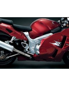 Kuryakyn Chrome Boomerang Frame Cover for Suzuki Hayabusa