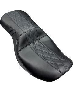 Le Pera Outcast 2-Up Seat W/O Backrest GT2 Inlay For Harley FLH/FLT '23-'24