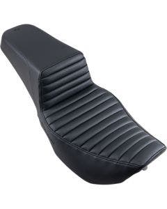 Saddlemen Black TR Pleated GelCore Step-Up Full Seat for Harley 97-07 FLHX FLHR