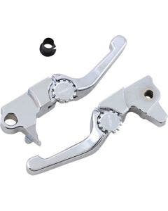 PSR 12-01662-20 Chrome Anthem Shorty Lever Set Pair Harley Trike 17-18