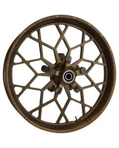 RC One-Piece Forged Phenom Bronze Stock Rotor Front Wheel for Harley 24