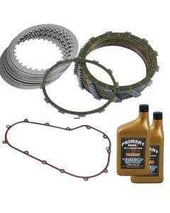 Barnett Extra Clutch Friction Plates Kit w/ Gasket & Oil Harley FXD FLS 07-17