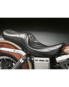 Le Pera LK-901 Black Sorrento Seat 2-Up Harley Dyna Wide Glide FXDWG 06-17