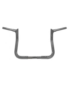 FBI Fat Baggers Chrome Pointed Handlebar 11" Reduced Reach Harley Batwing 08-Up
