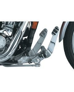Kuryakyn 9064 Chrome Extended Length Forward Controls Harley Dyna 91-17