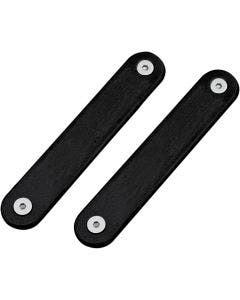 Pro-One Pro 1 Black Smooth Turn Signal Eliminators Harley Batwing 06-18 FLH/T/X