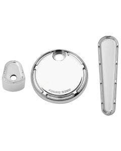 Arlen Ness Chrome Slot Track Dash Accessory Pack Ignition Fuel Door Dash 08-13