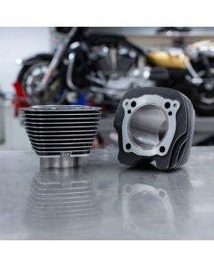 Buy S&S 910-0739 Black w/ Highlight Fins 4 1/4" Bore Cylinders M8 Harley Harley power gain engine mod davidson softail dyna touring sportster from Eastern Performance Cycles. Great prices and free shipping!