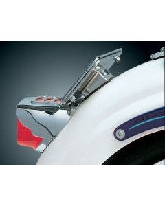 Kuryakyn 9165 Laydown Chrome Universal License Plate Tag Mount Holder