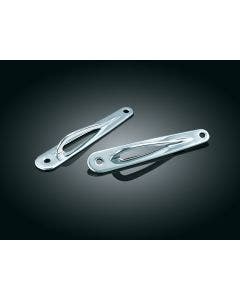 Kuryakyn Chrome Teardrop Custom Tie-Down Brackets for Harley Touring Models (pr) | 928