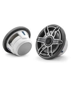 JL Audio M6 7.7-inch Marine Boat Coaxial Speaker Set w/ Titanium Sport Grilles