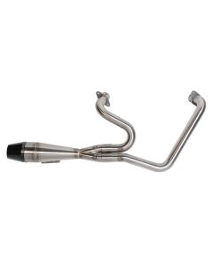 Sawicki Brushed SS 2 into 1 Shorty Exhaust System Indian Challenger 20-Up