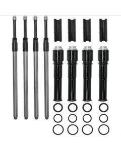 S&S 930-0137 Black Quickee Pushrod Kit w/ Covers 17-Up Harley Milwaukee M8