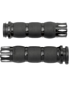 Avon Grips Velvet Air Black Rival Grips for Harley Throttle By Wire 08-23