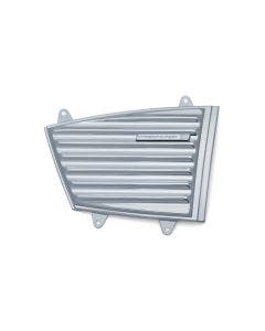 Kuryakyn Classic Chrome Faceplate for Harley Hypercharger ES Air Cleaner
