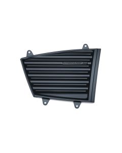 Kuryakyn Classic Satin Black Faceplate for Harley Hypercharger ES Air Cleaner
