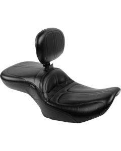 Le Pera LV-957BR Maverick Seat w/ Backrest Stitched for Harley FLH/FLT '23-'24