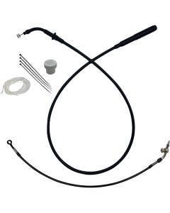 FBI EZ Install Plus 14" Black Handlebar Install Kit 4 Harley 23-25 FLTRX