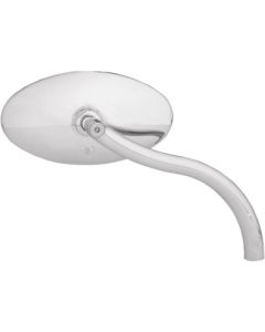 Arlen Ness 13-046 Chrome Left or Right Cat-Eye Softbend Smooth Mirror Universal