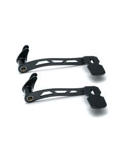 Kuryakyn 9643 Black Girder Extended Brake Lever Pedal Harley 14-19 w/o Lowers