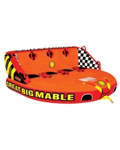 SportsStuff Great Big Mable 4 Rider Multi Person Inflatable Tow Tube 53-2218