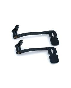 Kuryakyn Black Extended Brake Lever for Harley Touring Models 14-17 w/o Lowers
