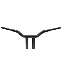LA Choppers 1 1/2" Gloss Black Kage Fighter T-Bars 10" Rise for Harley 