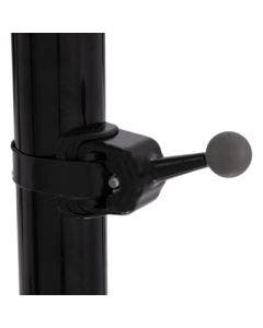 Ciro 50126 Black Universal Accessory Ball Mount for Tubes 7/8" to 2-1/4