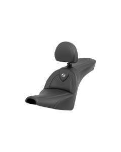 Saddlemen RoadSofa CF Seat W/ Drivers Backrest 4 Harley 18-23 FXBB/S/FXST