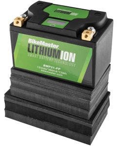 BikeMaster Lithium-Ion Battery 2.0 w/ LCD 12V 380CA 72Wh LiFeP04 BMP21-FP