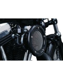 Kuryakyn 9878 Gloss Black Velociraptor Stage 1 Air Cleaner Harley Evo CV Big Twin 93-99