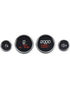 Dakota Digital MLX-8496 Chrome LED MLX Series 4 Gauge Speedo Tach Harley 96-03