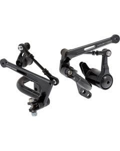Arlen Ness Black Anodized Mid-Controls for Harley Bagger Models 23-24 FLT/FLH