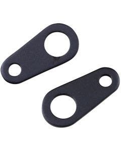 Custom Dynamics Black Micro Bullet LED Turn Signal Straight Bracket Mount