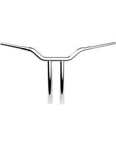 LA Choppers 1 1/2" Chrome Kage Fighter T-Bars 16" Rise for Harley 