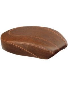 Mustang 76703 Brown Smooth Wide Tripper Passenger Pillion Seat Harley Dyna 06-17