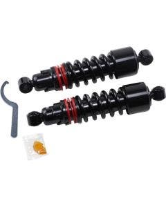 Burly Brand B28-1206B Black 11.5" Slammer Plus Lowering Shocks Harley Dyna 91-17
