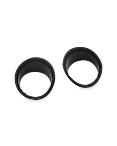 Kuryakyn Black Tri-Line Fuel & Voltage Gauge Dash Bezels '15-'20 Harley Road Glide
